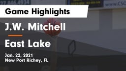 J.W. Mitchell  vs East Lake  Game Highlights - Jan. 22, 2021