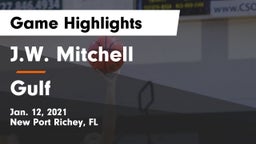 J.W. Mitchell  vs Gulf  Game Highlights - Jan. 12, 2021