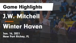 J.W. Mitchell  vs Winter Haven  Game Highlights - Jan. 16, 2021
