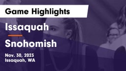 Issaquah  vs Snohomish  Game Highlights - Nov. 30, 2023