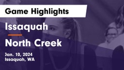 Issaquah  vs North Creek  Game Highlights - Jan. 10, 2024