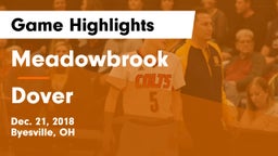 Meadowbrook  vs Dover Game Highlights - Dec. 21, 2018