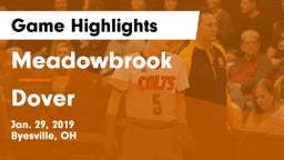 Meadowbrook  vs Dover  Game Highlights - Jan. 29, 2019