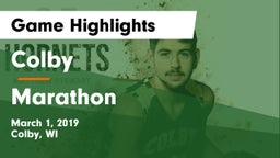 Colby  vs Marathon  Game Highlights - March 1, 2019