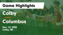 Colby  vs Columbus  Game Highlights - Dec. 12, 2020