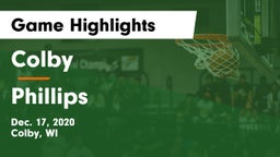 Colby  vs Phillips  Game Highlights - Dec. 17, 2020