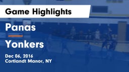 Panas  vs Yonkers Game Highlights - Dec 06, 2016