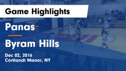 Panas  vs Byram Hills Game Highlights - Dec 02, 2016
