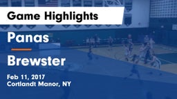 Panas  vs Brewster Game Highlights - Feb 11, 2017