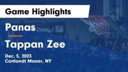 Panas  vs Tappan Zee  Game Highlights - Dec. 5, 2023