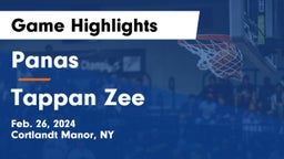 Panas  vs Tappan Zee  Game Highlights - Feb. 26, 2024