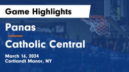 Panas  vs Catholic Central  Game Highlights - March 16, 2024