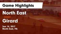 North East  vs Girard  Game Highlights - Jan 14, 2017