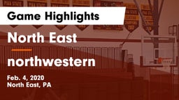 North East  vs northwestern  Game Highlights - Feb. 4, 2020
