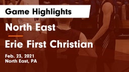 North East  vs Erie First Christian Game Highlights - Feb. 23, 2021