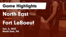 North East  vs Fort LeBoeuf  Game Highlights - Jan. 6, 2022