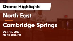 North East  vs Cambridge Springs  Game Highlights - Dec. 19, 2023