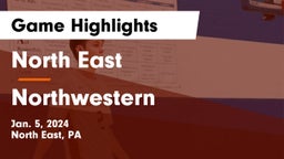 North East  vs Northwestern  Game Highlights - Jan. 5, 2024