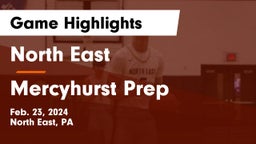 North East  vs Mercyhurst Prep  Game Highlights - Feb. 23, 2024