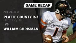 Recap: Platte County R-3 vs. William Chrisman 2015