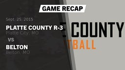 Recap: Platte County R-3 vs. Belton  2015