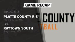Recap: Platte County R-3 vs. Raytown South  2016