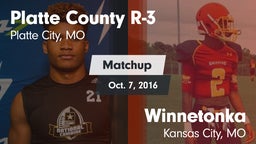 Matchup: Platte County R-3 vs. Winnetonka  2016
