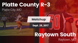 Matchup: Platte County R-3 vs. Raytown South  2017