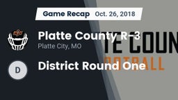 Recap: Platte County R-3 vs. District Round One 2018