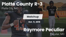 Matchup: Platte County R-3 vs. Raymore Peculiar  2019