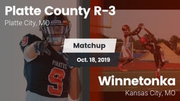 Matchup: Platte County R-3 vs. Winnetonka  2019