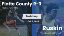 Matchup: Platte County R-3 vs. Ruskin  2020