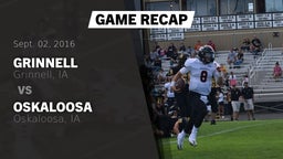 Recap: Grinnell  vs. Oskaloosa  2016