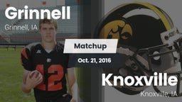 Matchup: Grinnell vs. Knoxville  2016