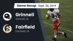 Recap: Grinnell  vs. Fairfield  2019