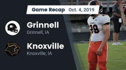 Recap: Grinnell  vs. Knoxville  2019