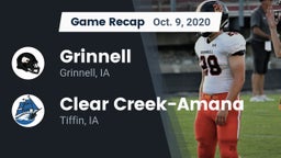 Recap: Grinnell  vs. Clear Creek-Amana 2020