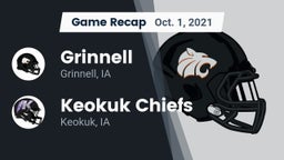 Recap: Grinnell  vs. Keokuk Chiefs 2021