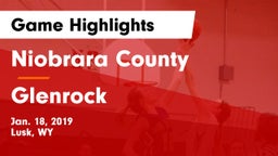 Niobrara County  vs Glenrock  Game Highlights - Jan. 18, 2019