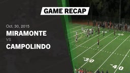 Recap: Miramonte  vs. Campolindo  2015