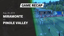 Recap: Miramonte  vs. Pinole Valley  2015