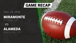 Recap: Miramonte  vs. Alameda  2016