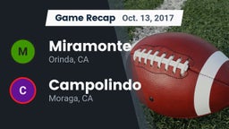 Recap: Miramonte  vs. Campolindo  2017