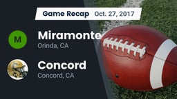 Recap: Miramonte  vs. Concord  2017