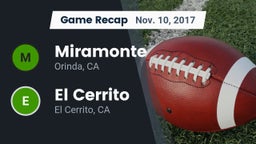 Recap: Miramonte  vs. El Cerrito  2017