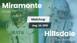 Matchup: Miramonte High vs. Hillsdale  2018