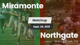 Matchup: Miramonte High vs. Northgate  2018