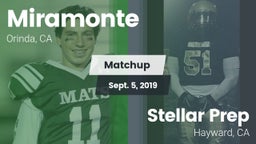 Matchup: Miramonte High vs. Stellar Prep  2019