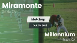 Matchup: Miramonte High vs. Millennium  2019