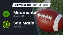 Recap: Miramonte  vs. San Marin  2022